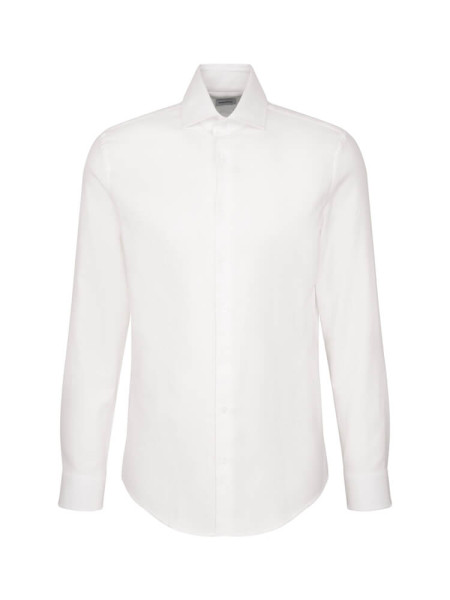 SEIDENSTICKER Slim Fit Camisa Blanco Kent Struktur