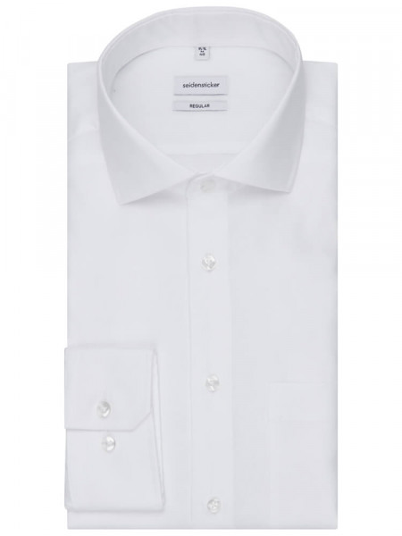 SEIDENSTICKER Regular Fit Camisa Blanco Haifisch Oxford - Vista 4
