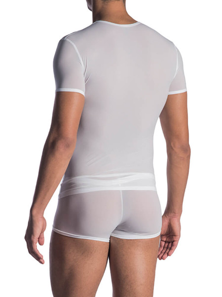 OLAF BENZ Regular Fit Blanco Microfaser