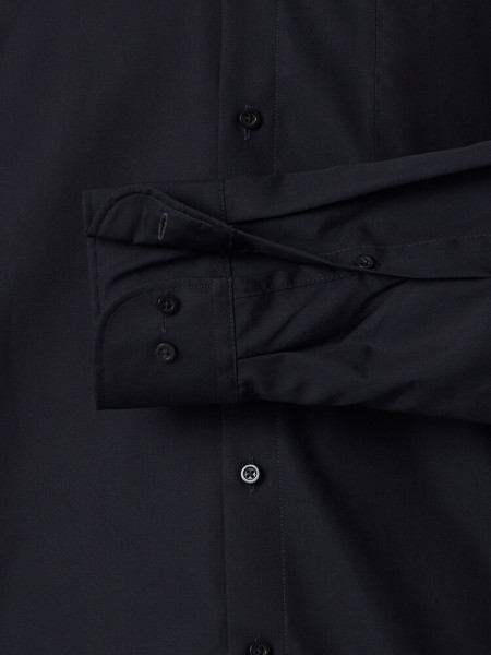 VENTI Comfort Fit Camisa Negro Kent Twill - Vista 2