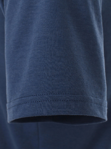 REDMOND Polo Azul oscuro Piqué - Vista 2