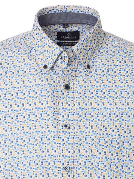 CASAMODA Comfort Fit Camisa Beige claro Button-Down Easy Care  - Vista 1