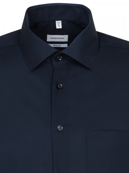 SEIDENSTICKER Regular Fit Camisa Marina Business Kent Popeline - Vista 2