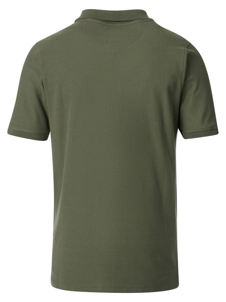 REDMOND Polo Verde oscuro Piqué
