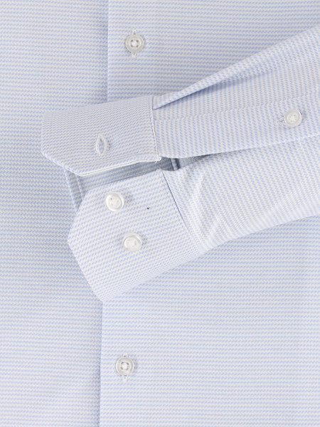 VENTI Slim Fit Camisa Azul claro Kent Jersey - Vista 2