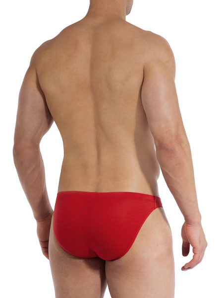 OLAF BENZ Regular Fit Rojo Microfaser