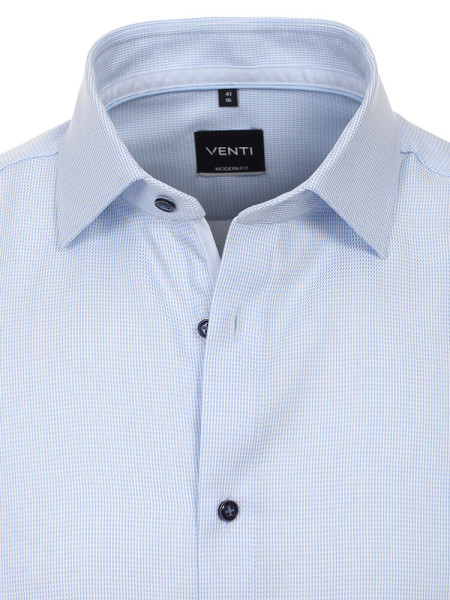 VENTI Regular Fit Camisa Azul claro Kent Struktur - Vista 1