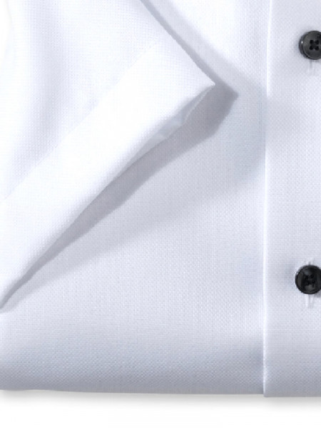 OLYMP Regular Fit Camisa Blanco Global Kent Struktur - Vista 2