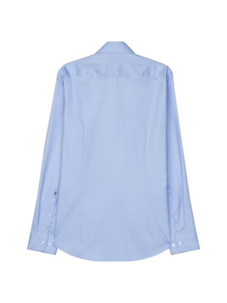 SEIDENSTICKER Slim Fit Camisa Azul claro Business Kent Twill - Vista 1