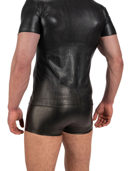 MANSTORE Regular Fit Negro Microfaser