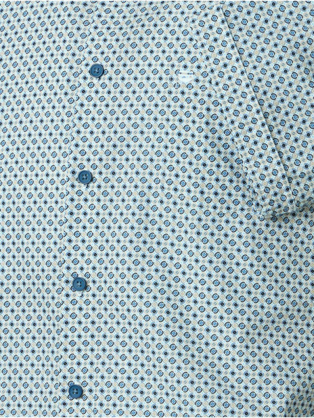 REDMOND Comfort Fit Camisa Azul claro Kent Print - Vista 2
