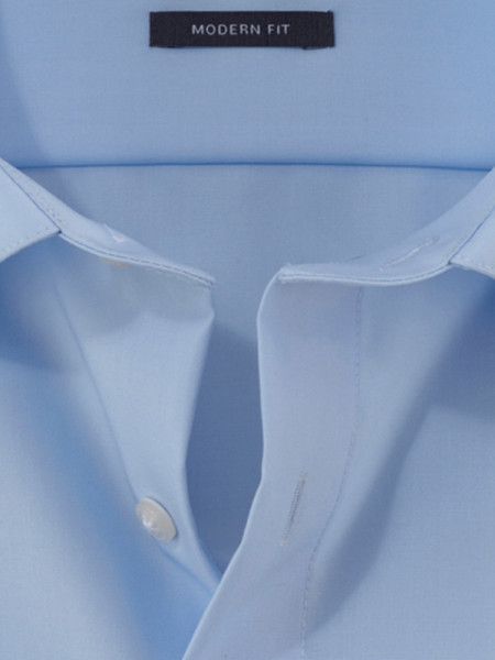 OLYMP Regular Fit Camisa Azul claro New Kent Popeline