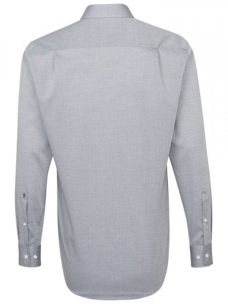 SEIDENSTICKER Regular Fit Camisa Gris Business Kent Chambray