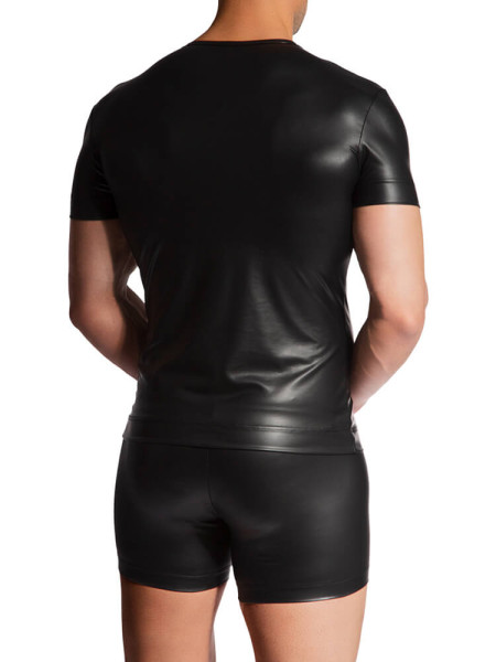 MANSTORE Regular Fit Negro Microfaser