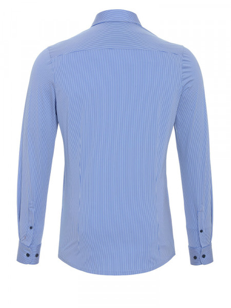 PURE Extra Slim Fit Camisa Azul medio Haifisch Jersey