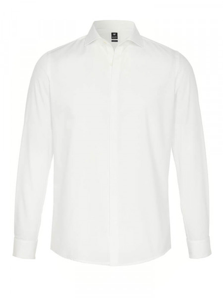 PURE Regular Fit Camisa Beige claro Haifisch Popeline - Vista 1