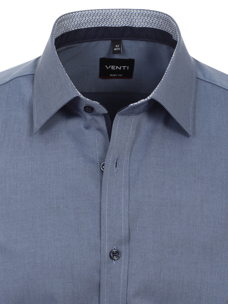 VENTI Slim Fit Camisa Azul medio Kent Easy Care  - Vista 1