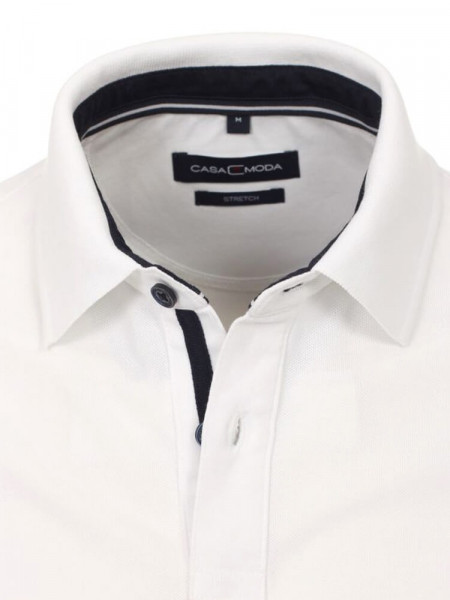 CASAMODA Polo Blanco Piqué - Vista 1