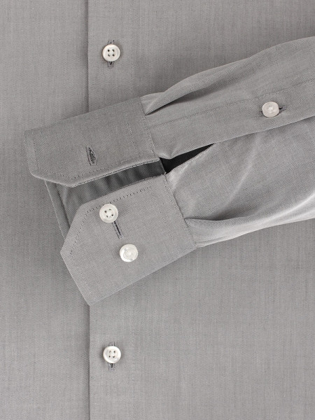 VENTI Regular Fit Camisa Gris claro Kent Twill - Vista 2