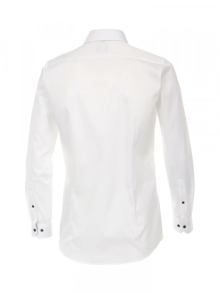 VENTI Slim Fit Camisa Blanco Kent Twill