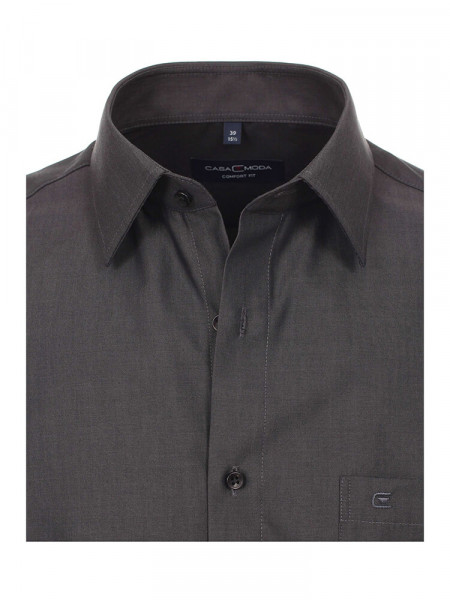 CASAMODA Comfort Fit Camisa Antracita Kent Popeline - Vista 1