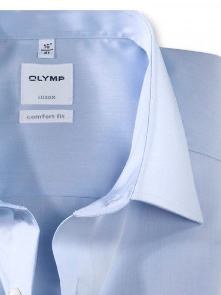 OLYMP Comfort Fit Camisa Azul claro New Kent Chambray