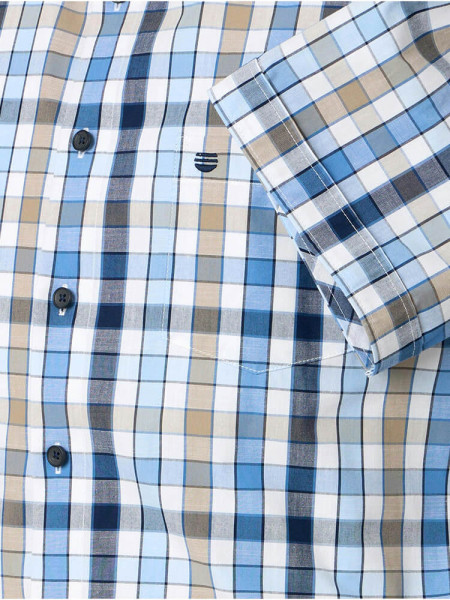REDMOND Regular Fit Camisa Azul claro Kent Struktur - Vista 2