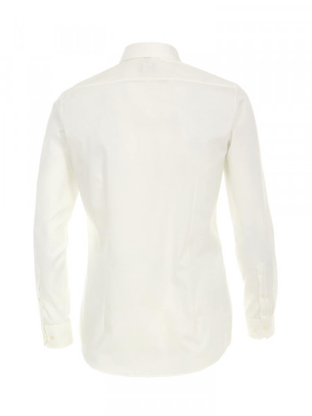 VENTI Slim Fit Camisa Beige claro Kent Popeline