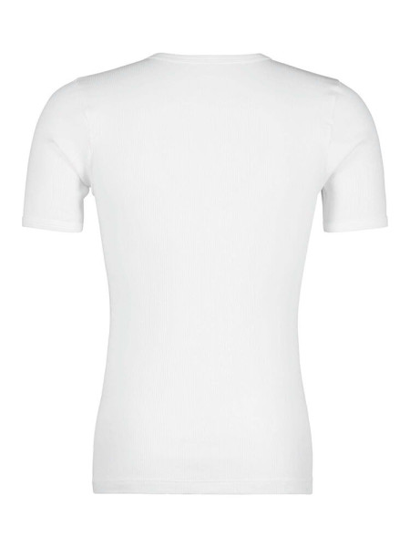 HUBER Regular Fit Blanco Doppelrippenstich - Vista 2