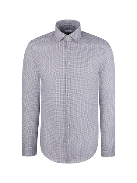 SEIDENSTICKER Slim Fit Camisa Marrón New Kent Twill