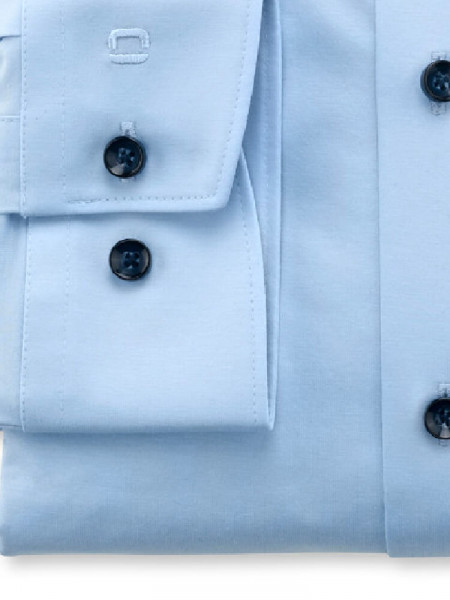 OLYMP Regular Fit Camisa Azul claro New Kent Jersey - Vista 2
