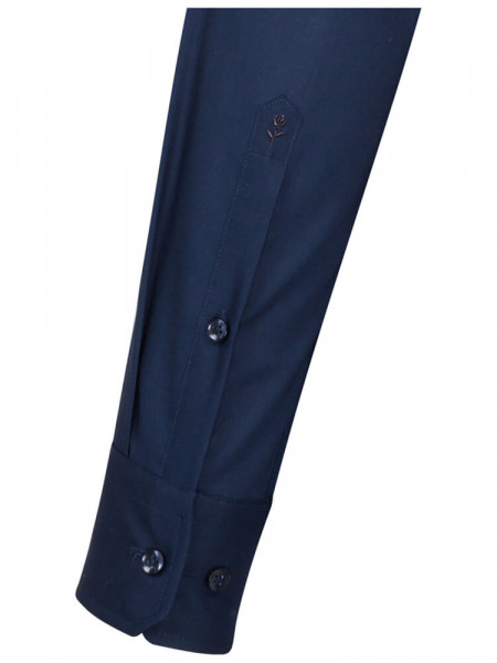 SEIDENSTICKER Slim Fit Camisa Marina Business Kent Popeline - Vista 1