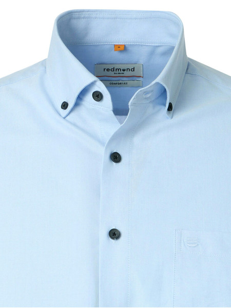 REDMOND Regular Fit Camisa Azul claro Button-Down Fein Oxford - Vista 1