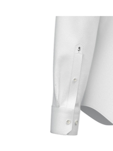 SEIDENSTICKER Extra Slim Fit Camisa Blanco New Kent Satin  - Vista 3
