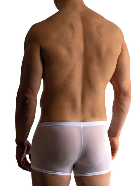 MANSTORE Regular Fit Blanco Microfaser