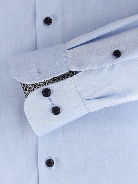 CASAMODA Comfort Fit Camisa Azul claro Kent Popeline - Vista 2