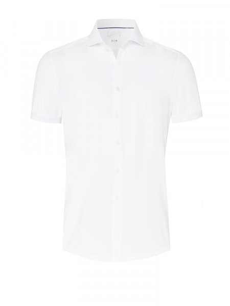 PURE Extra Slim Fit Camisa Blanco Haifisch Jersey - Vista 1
