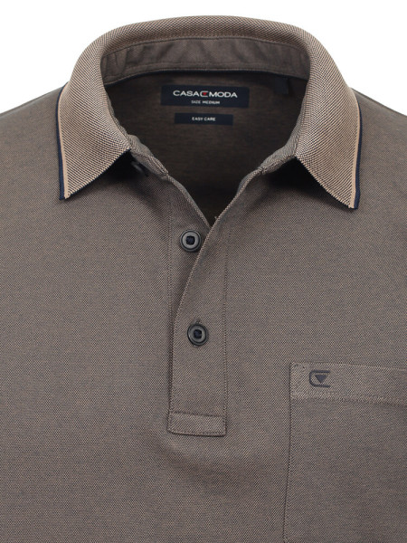 CASAMODA Polo Marrón Extrafeine Qualität - Vista 1