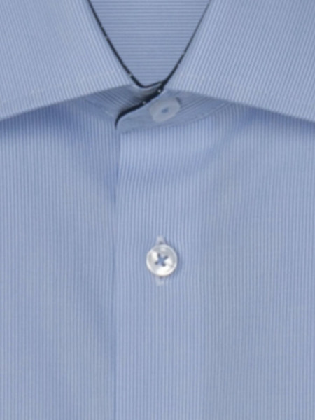 SEIDENSTICKER Regular Fit Camisa Azul claro Business Kent Popeline - Vista 2