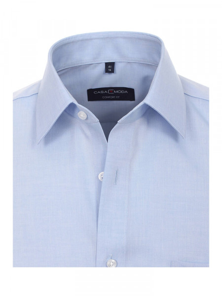 CASAMODA Comfort Fit Camisa Azul claro Kent Popeline - Vista 1