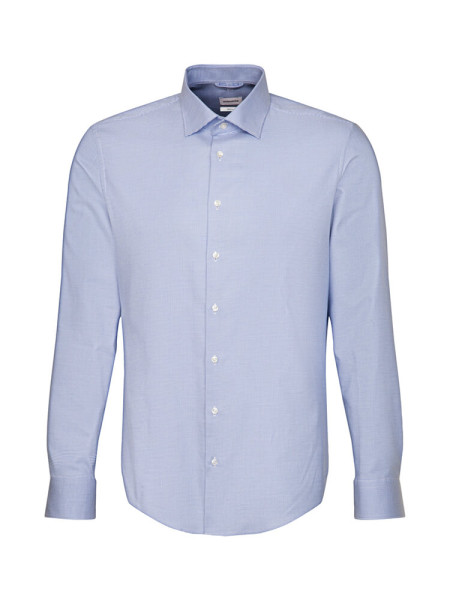 SEIDENSTICKER Regular Fit Camisa Azul claro Basic Kent Struktur