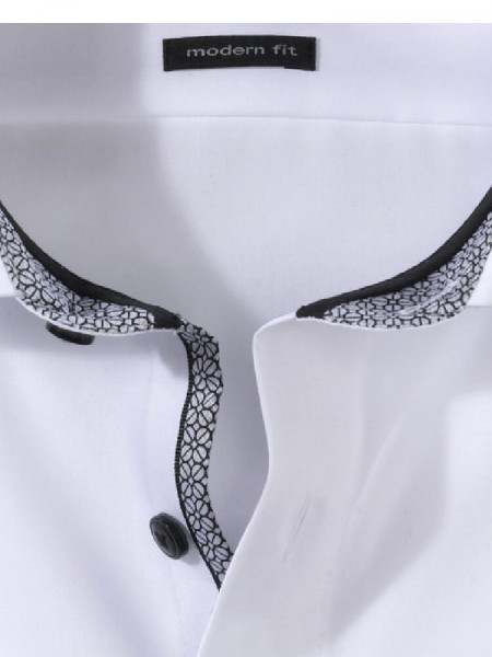 OLYMP Regular Fit Camisa Blanco Global Kent Popeline - Vista 1