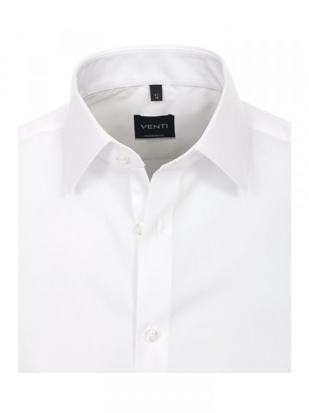 VENTI Regular Fit Camisa Blanco Kent Popeline - Vista 1