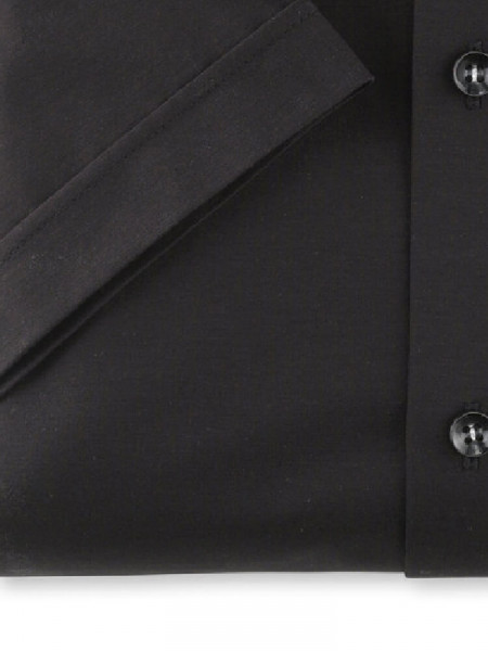 OLYMP Slim Fit Camisa Negro New York Kent Jersey - Vista 2