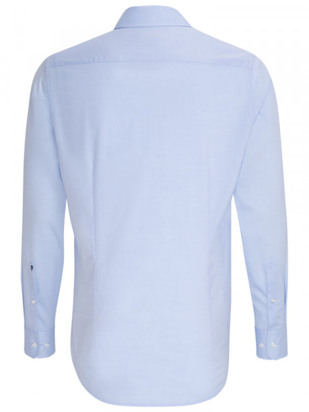 SEIDENSTICKER Slim Fit Camisa Azul claro Business Kent Chambray