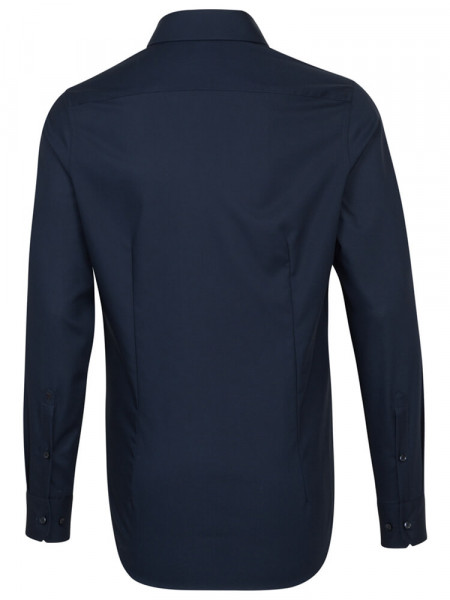 SEIDENSTICKER Tailored Fit Camisa Marina Business Kent Popeline