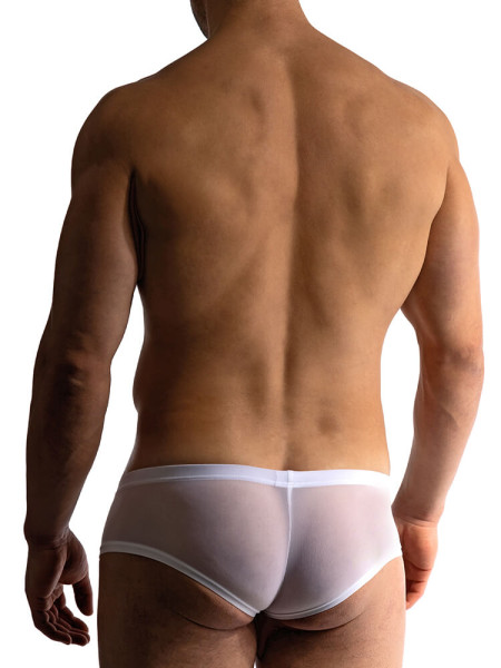 MANSTORE Regular Fit Blanco Microfaser