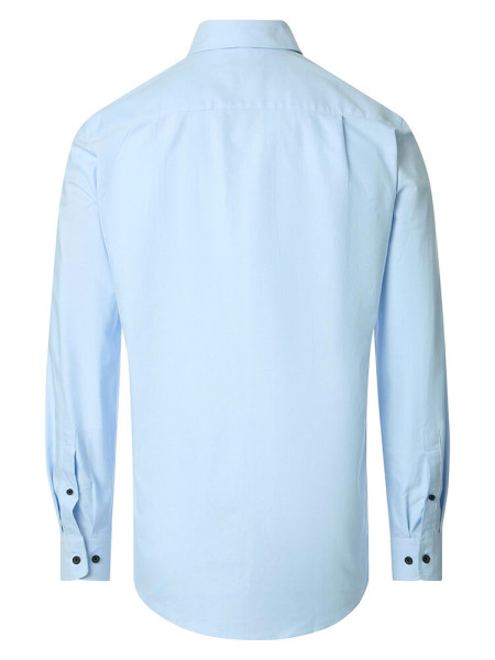 REDMOND Comfort Fit Camisa Azul claro Button-Down Fein Oxford