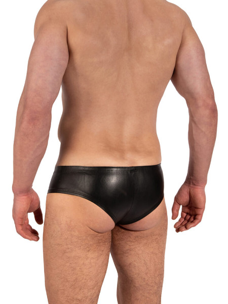 MANSTORE Regular Fit Negro Microfaser