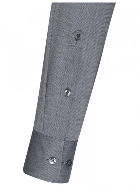 SEIDENSTICKER Regular Fit Camisa Antracita Business Kent Fil à Fil - Vista 1